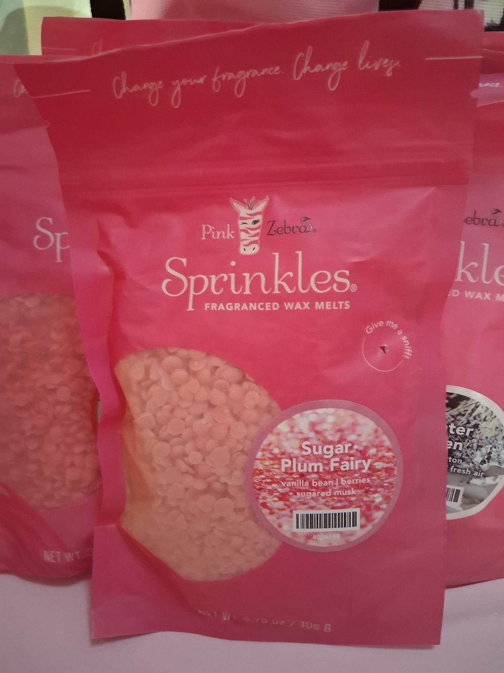 Pink Zebra Sprinkles Fragranced Wax Melts - Bright Pink